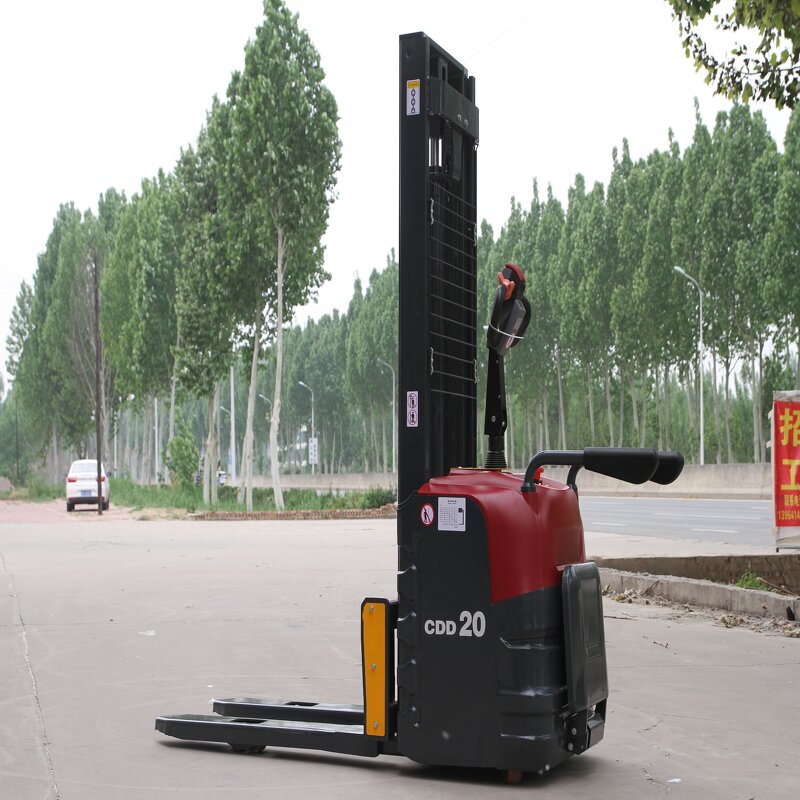 Electric Mini Stacker Manufacturer - Cheapest 1.5 Ton 2T Platform High-power 3m Lift Height Self Loading Stand