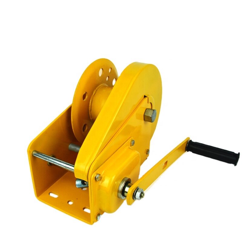 Manual Winch Manufacturer - Portable 1200lbs Mini Hand Brake for Crane Light Tower