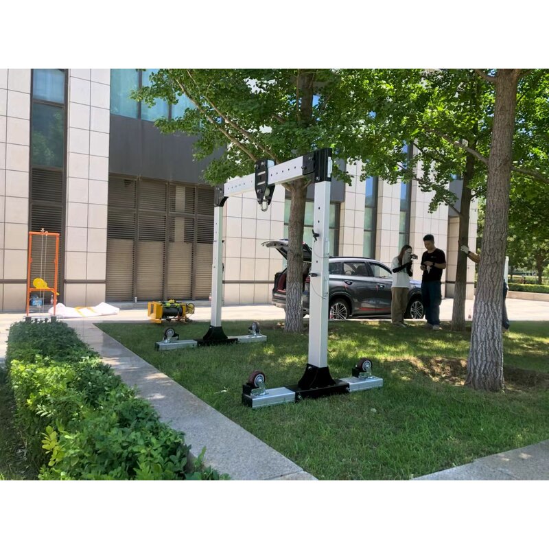 Aluminium Gantry Manufacturer - Telescopic Lightweight Portable Mini Crane Machine