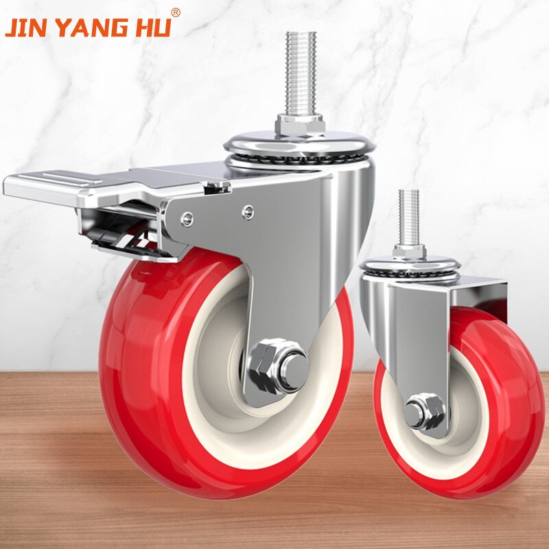 Industrial Caster Wheels Manufacturer - 4 8-Inch Polyurethane Collection Resistant