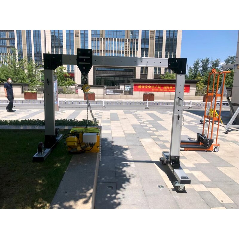Aluminium Gantry Manufacturer - Telescopic Lightweight Portable Mini Crane Machine
