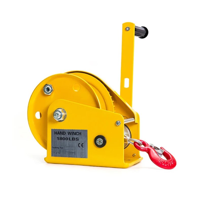 Manual Winch Manufacturer - Small Hand 1200/1800/2600lbs Wire Rope Hoist Marine