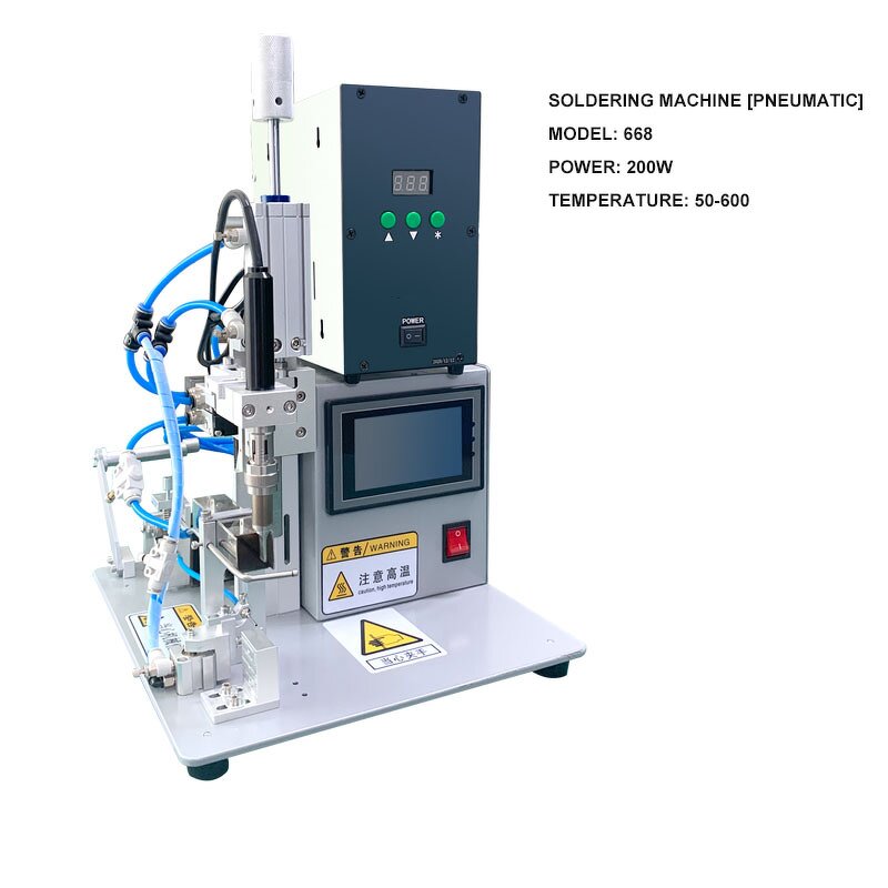 Soldering Machine Manufacturer - 200W Semi-automatic for Butt Soldering of Terminals Switches LED Lights PCB USB Motors Etc