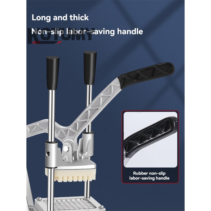 Vegetable Fruit Dicer Manufacturer - 7mm 10mm 14mm Blade Home Potato Tomato Food Slicer Chopper Manual Cutting Machine