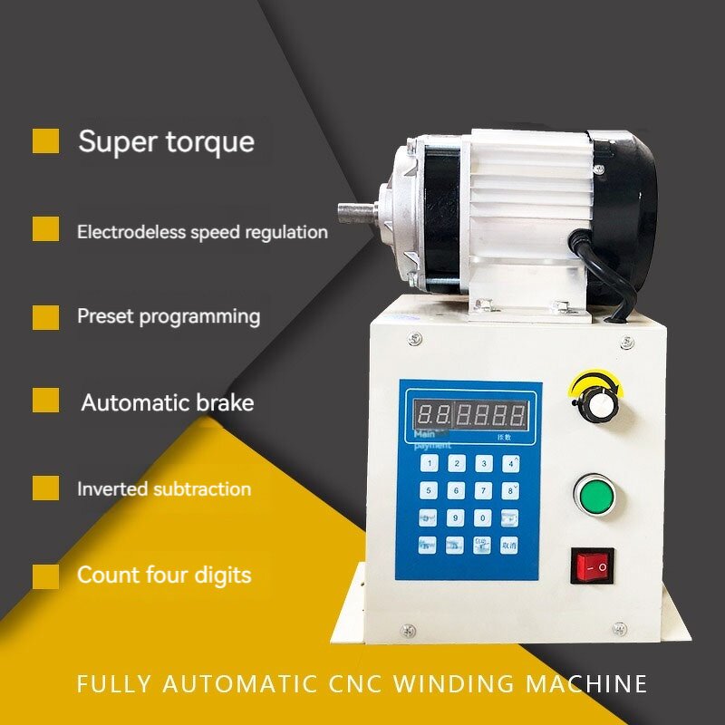 CNC Programming Winding Machine Manufacturer - 220V Automatic High-Torque Motor Repair Speed Regulating
