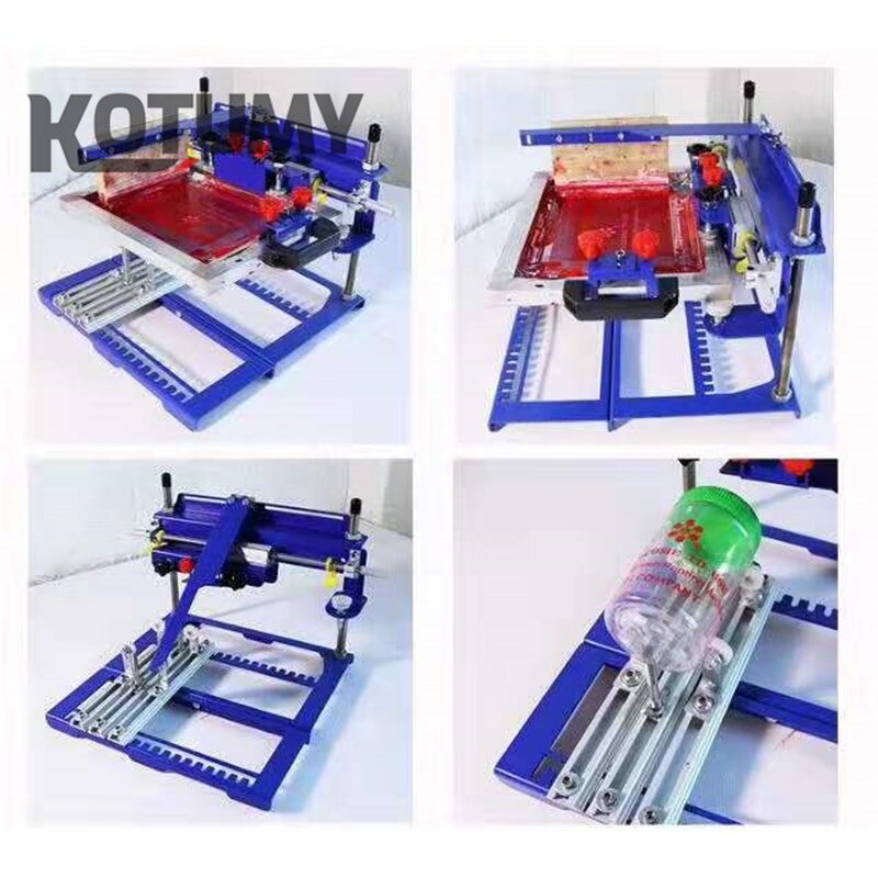 Curved Screen Printing Machine Manufacturer - Manual Conical Cosmetic Bottle Insulation Cup Curved Screen Printing Equipment