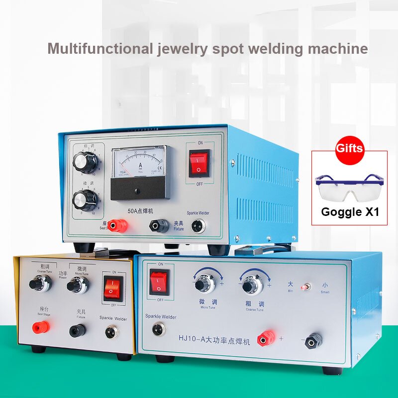 Spot Laser Welding Machine Manufacturer - 110V/220V Hand Held Pulse Spot Welder Gold Silver Jewelry Processing Tools With Full Set