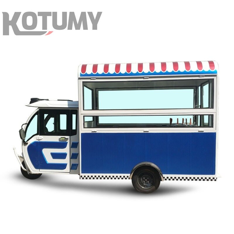Mobile Food Truck Manufacturer - Motorized Hot Dog Pizza Hamburger Cart Electric Tricycle Food Cart