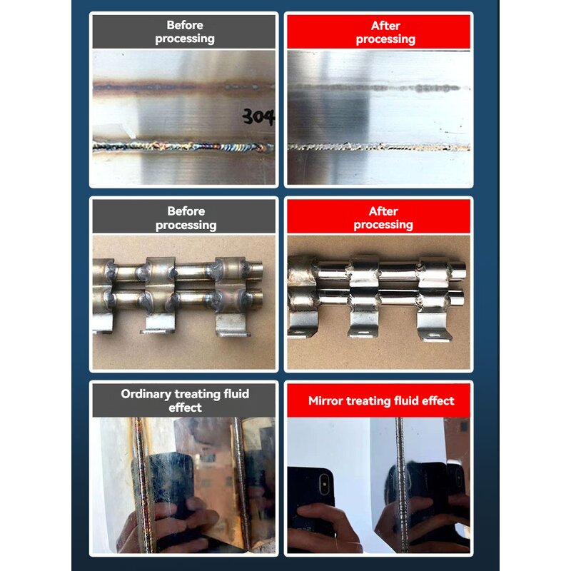 Weld Bead Processor Manufacturer - Stainless Steel Brush Electrolytic Polishing Argon Arc Welding Seam Cleaning