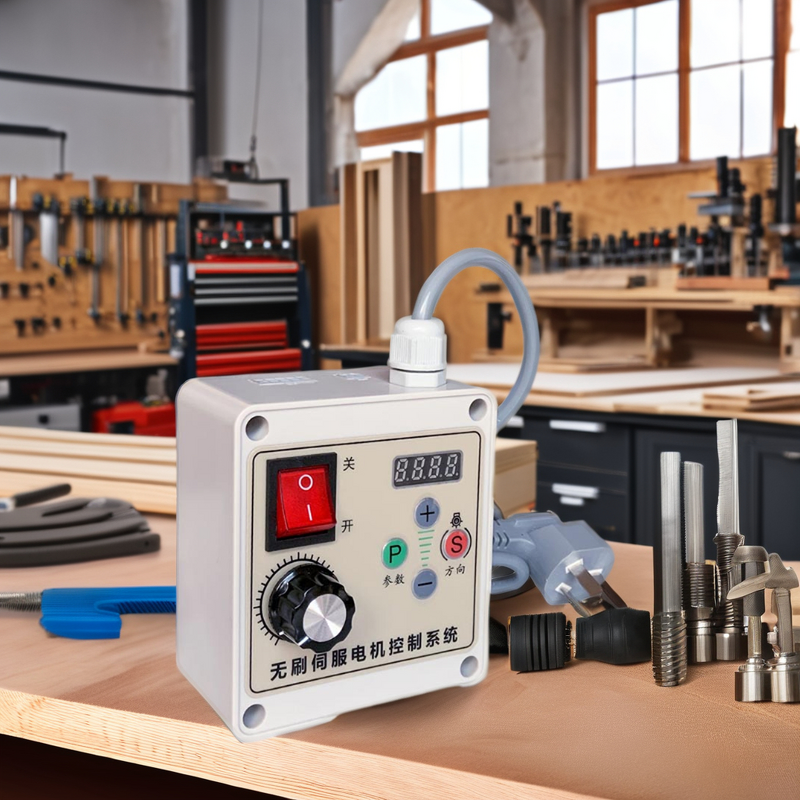 Servo Motor Control Set Manufacturer - Brushless 550W-2200W Speed Adjustment Belt Sander for Industrial Sewing Machine Lathe Motor