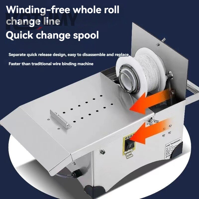 Sausage Maker Machine Manufacturer - Food Grade Material Portable Manual Electric Hot Dog Ham Sausage Tying Thread Binding