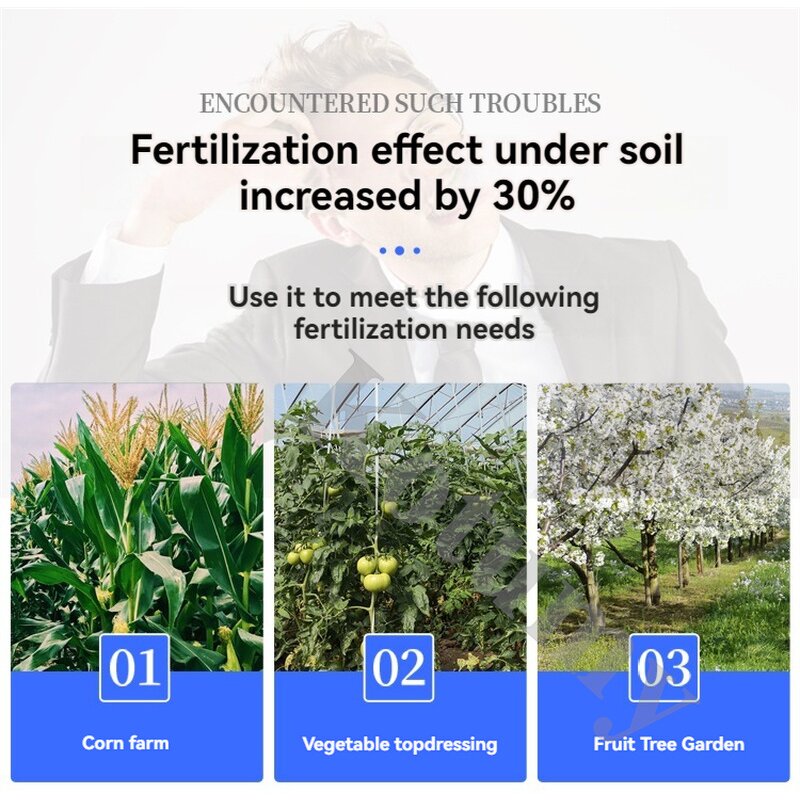 Fertilizer Spreader Manufacturer - Agricultural Beans Planter With Backpack Bag Manual Granular for Farm Corn Cane Plants