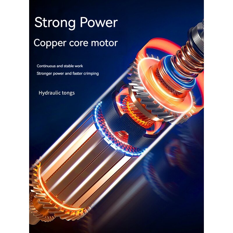 Hydraulic Pliers Manufacturer - Lithium Electric 18V Rechargeable Portable Copper Aluminum Terminal Nose Cable Crimping Tool