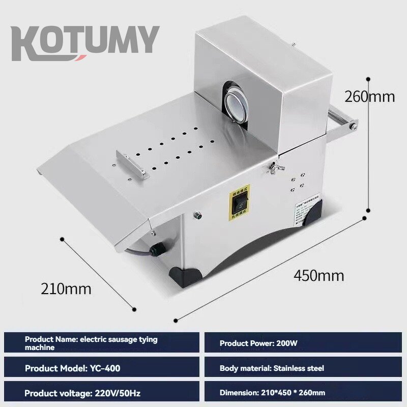 Intestine Grinder Manufacturer - Manual Electric Knotting Machine Stainless Steel Electric Hot Dog Connection Equipment