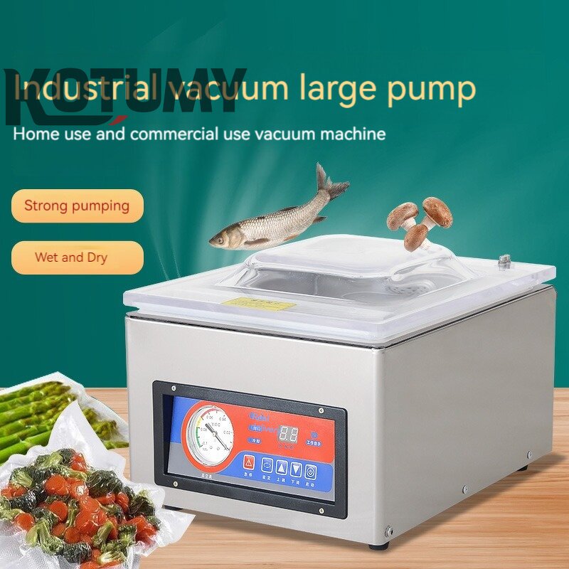 Vacuum Packing Machine Manufacturer - 220V Food Commercial Chamber Vacuum Sealer Kitchen Meat Bag Packaging Food Saver Sealing Tools