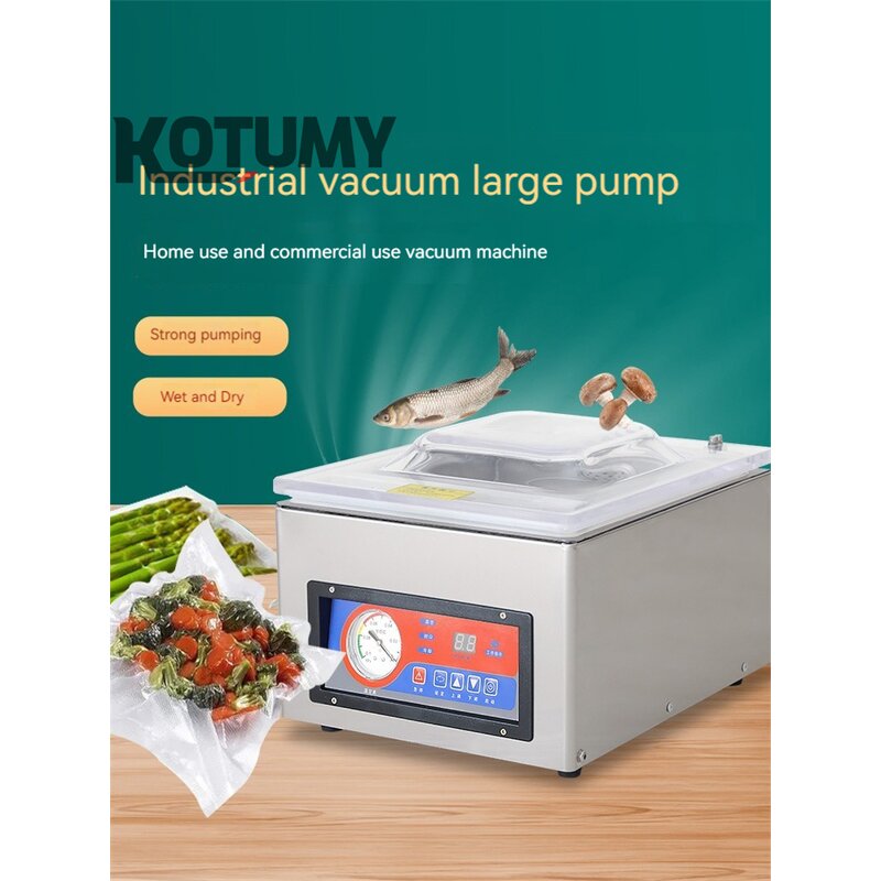 Vacuum Packing Machine Manufacturer - 220V Food Commercial Chamber Vacuum Sealer Kitchen Meat Bag Packaging Food Saver Sealing Tools