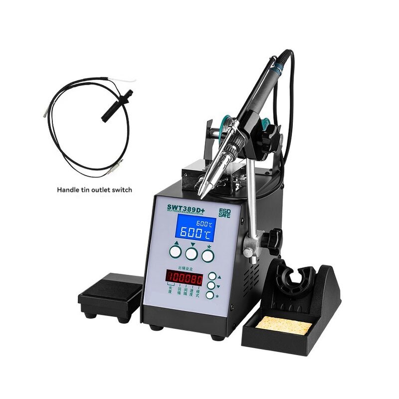 Soldering Machine Manufacturer - Digital Display Automatic 300W Pedal Manual Tin Feeding High Frequency Constant Temperature Soldering Station