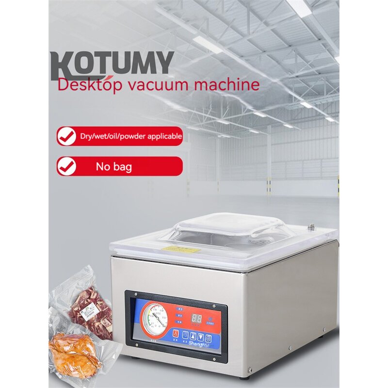 Vacuum Packing Machine Manufacturer - 220V Food Commercial Chamber Vacuum Sealer Kitchen Meat Bag Packaging Food Saver Sealing Tools