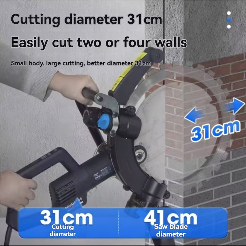 Ring Saw Manufacturer - High Frequency Brushless Electric Ring Saw Machine Multifunction Concrete Wall Cutting Machine