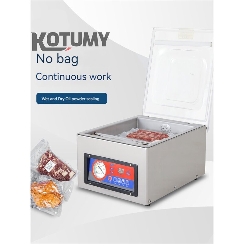 Vacuum Packing Machine Manufacturer - 220V Food Commercial Chamber Vacuum Sealer Kitchen Meat Bag Packaging Food Saver Sealing Tools
