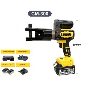 Crimping Pliers Manufacturer - CM-70/300/400 Lithium Battery Electric Hydraulic Wire Terminals Crimping Cable Pliers