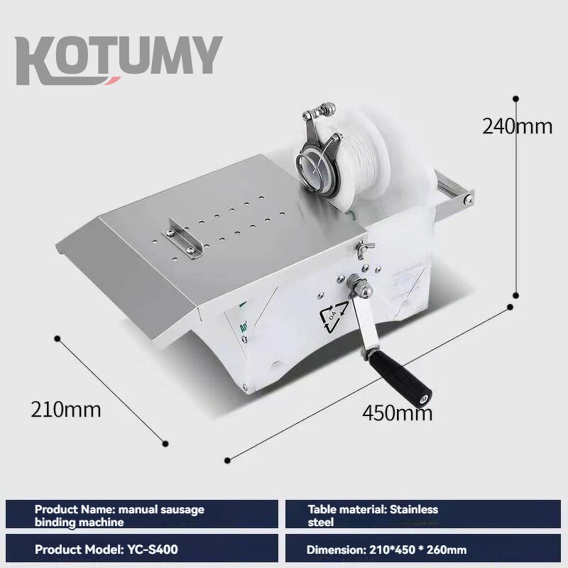 Sausage Knotting Machine Manufacturer - Electric & Manual Hot Dog Food Processing Equipment for Tying Twists & Links