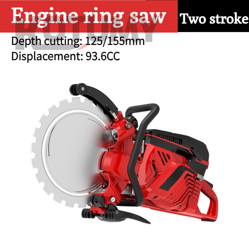 Concrete Cutting Saw Manufacturer - High-Power 93.6CC 2-Stroke Gasoline Multifunctional Circular Cutting Machine