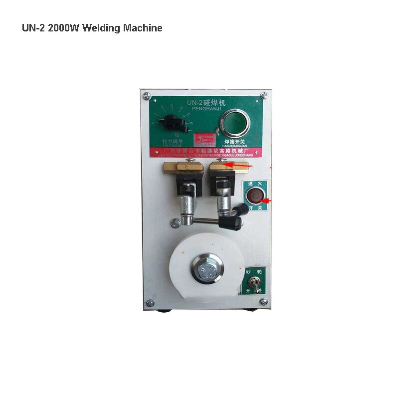 Collision Welding Machine Manufacturer - 220V Mini Butt Welders With Tempering for Band Saw Blade Metal Strip UN-2 2000W Metal Steel Strip