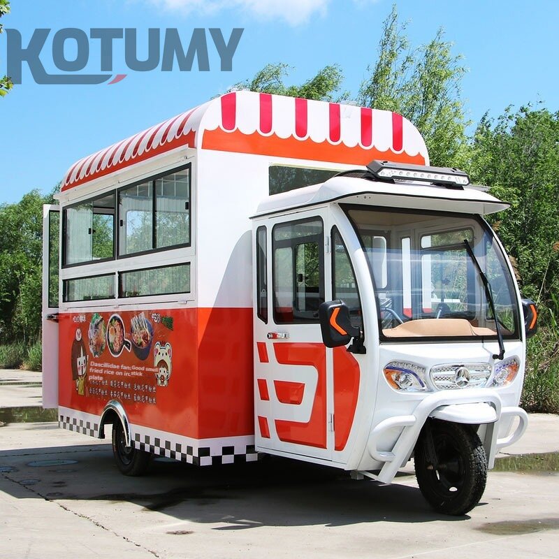 Mobile Foodtruck Manufacturer - Electric Cater Hot Dog Ice Cream Fast Food Truck