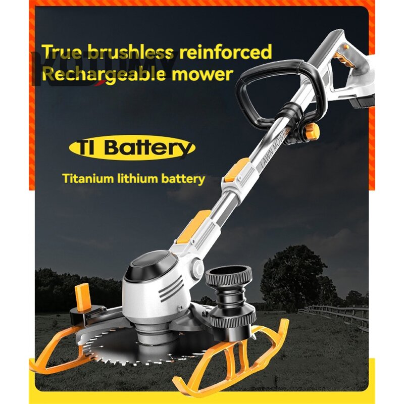 Weed Eater Manufacturer - Cordless Lawn Mower Weed Wacker Retractable Home Brush Cutter for Lawn Yard Garden