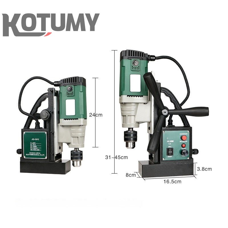 Magnetic Drill Manufacturer - Electric 220V Portable Industrial Grade Drilling Professional Tools Adjustable Speed Forward and Reverse