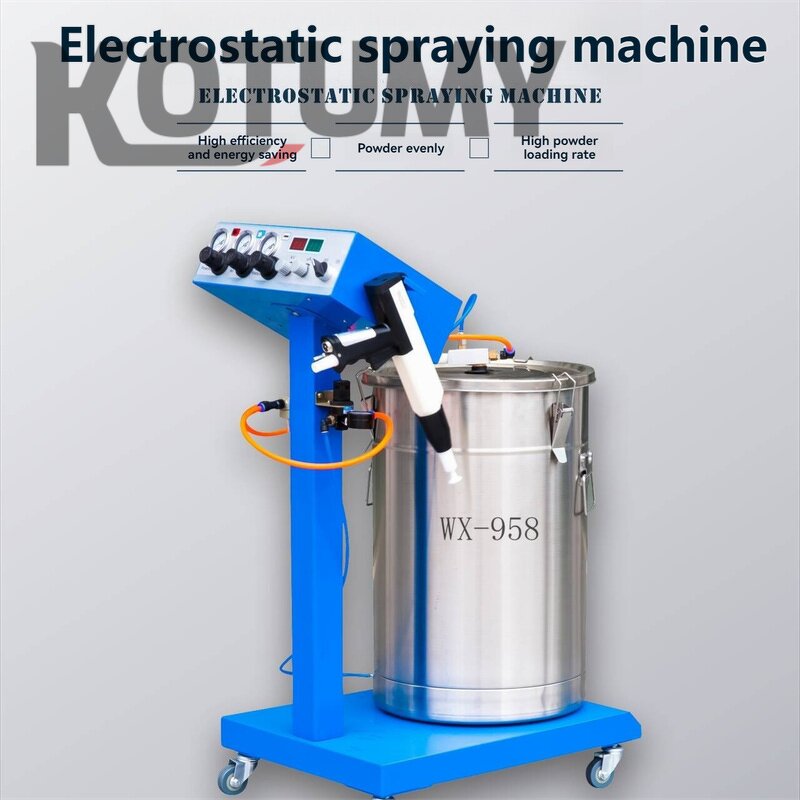 Spraying Machine Manufacturer - Automatic WX-958 Electrostatic Spray Powder Coating 50W 45L Spraying Gun Paint Powder Equipment
