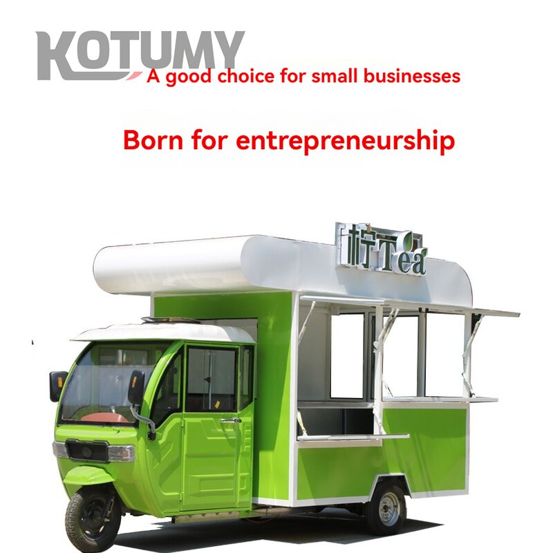 Coffee Vend Tricycle Manufacturer - Food Three Wheel Electric Mobile Kitchen