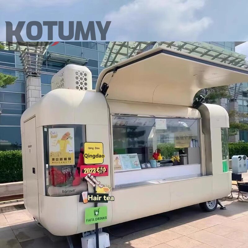 Food Truck Trailer Manufacturer - Coffee Pizza Kitchen Equipments Street Snack Cart