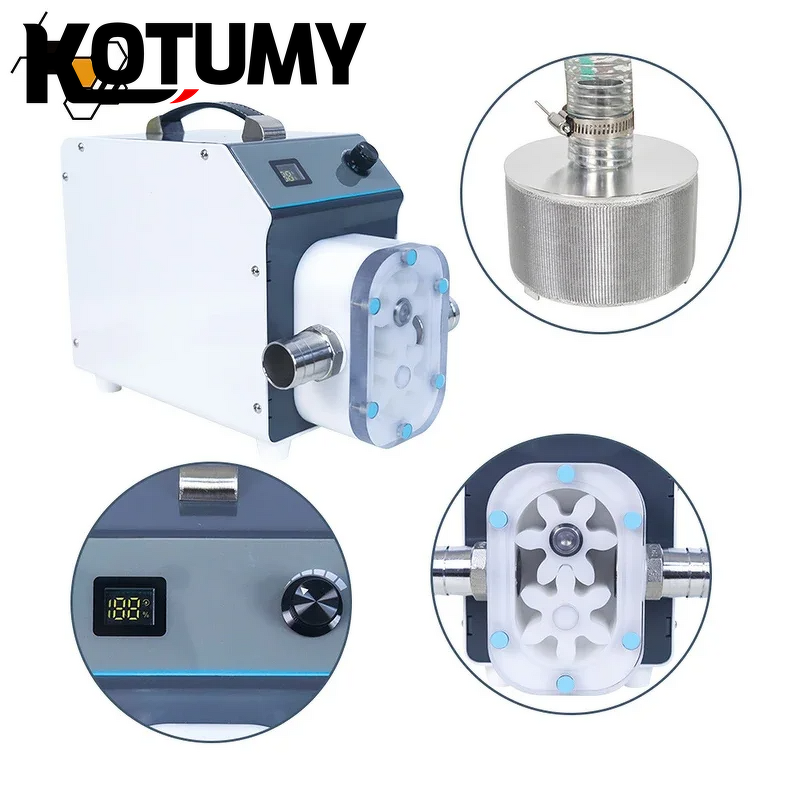 Apiculture Tools Manufacturer - Portable Electric Impurities Automatic Strainer Viscous Liquid Filter Delivery Pump Honey Processing Machines