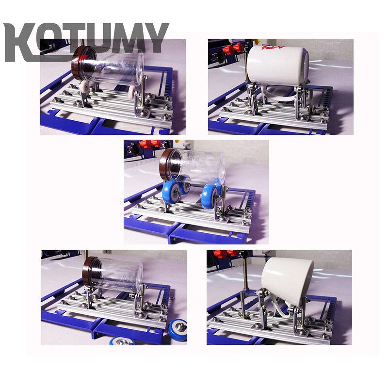 Curved Screen Printing Machine Manufacturer - Manual Suitable for Cylindrical and Conical Plastic Glass Metal Screen Printing Station