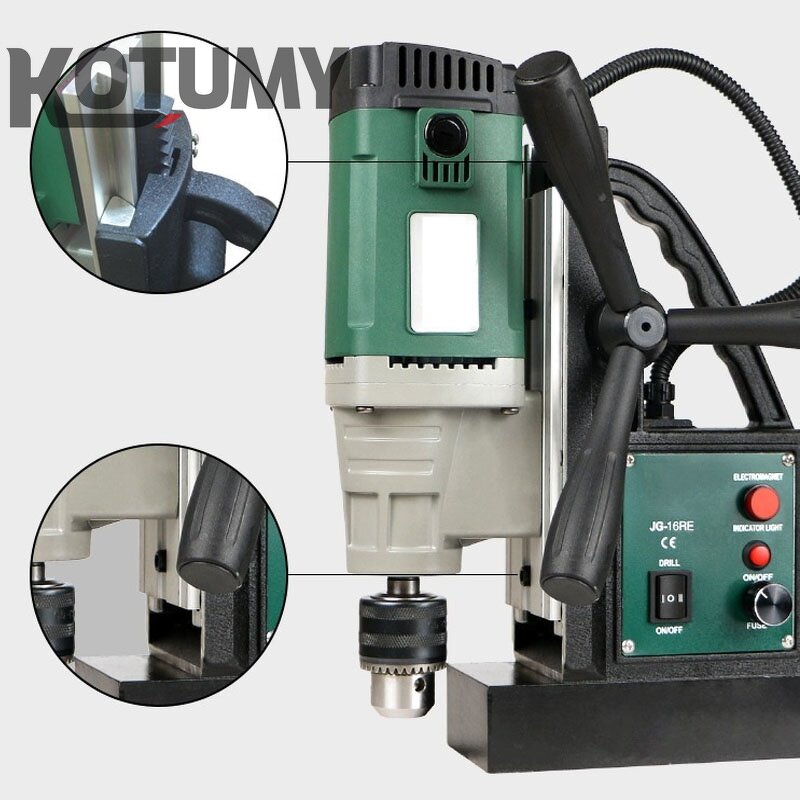 Magnetic Drill Manufacturer - Multifunctional Electric Mag Drill Machine Press Boring Diameter Power Drill for Engineering Steel Structure