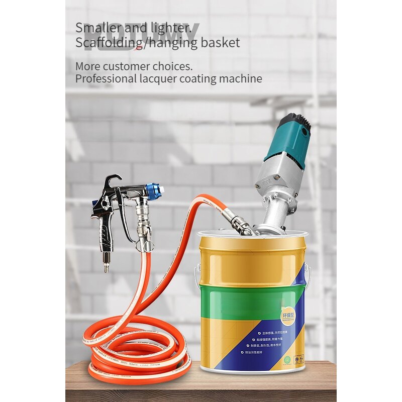 Stone Spraying Machine Manufacturer - Real External Wall Putty Coating Waterproof and Fireproof Paint Sprayer 220V