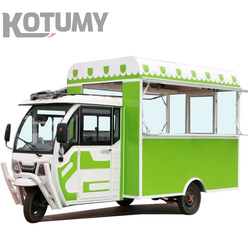 Mobile Food Truck Manufacturer - Motorized Hot Dog Pizza Hamburger Cart Electric Tricycle Food Cart
