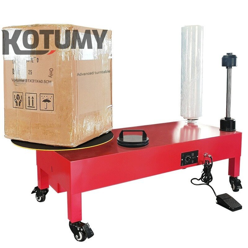 Stretch Film Baler Manufacturer - Vertical PE Electric Winding Film Packaging Express Logistics Carton Box Automatic Wrapping Tools