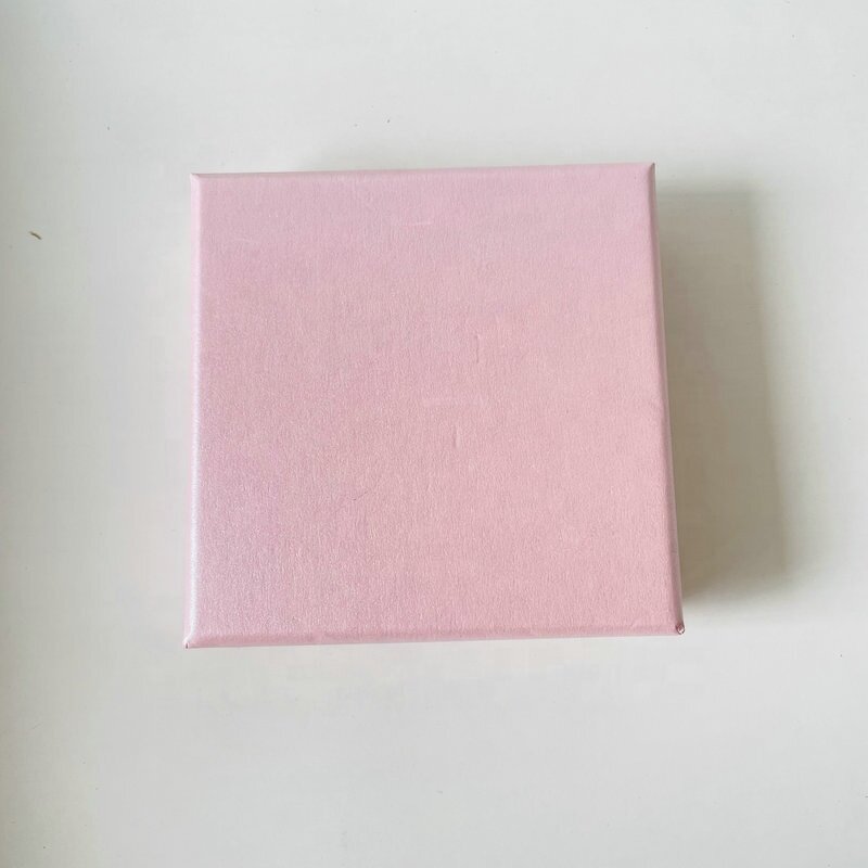 Custom Logo Cardboard Jewelry Gift Box Manufacturer - Pink Box Necklace Bangle Package Drawer Paper Box with White Foam Jewelry Packaging