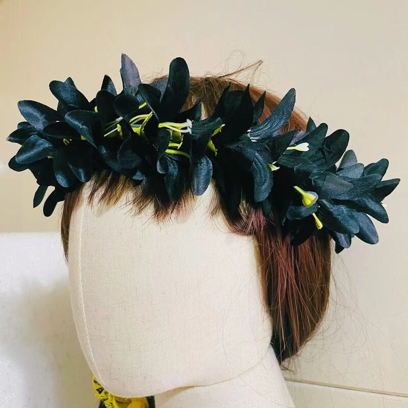 Cloth Lily Flowers Headleis Manufacturer - Artificial Tropical Flower Island Frangipani Tiare Hibiscus Pin Comb Headband Dancing Party Accessories