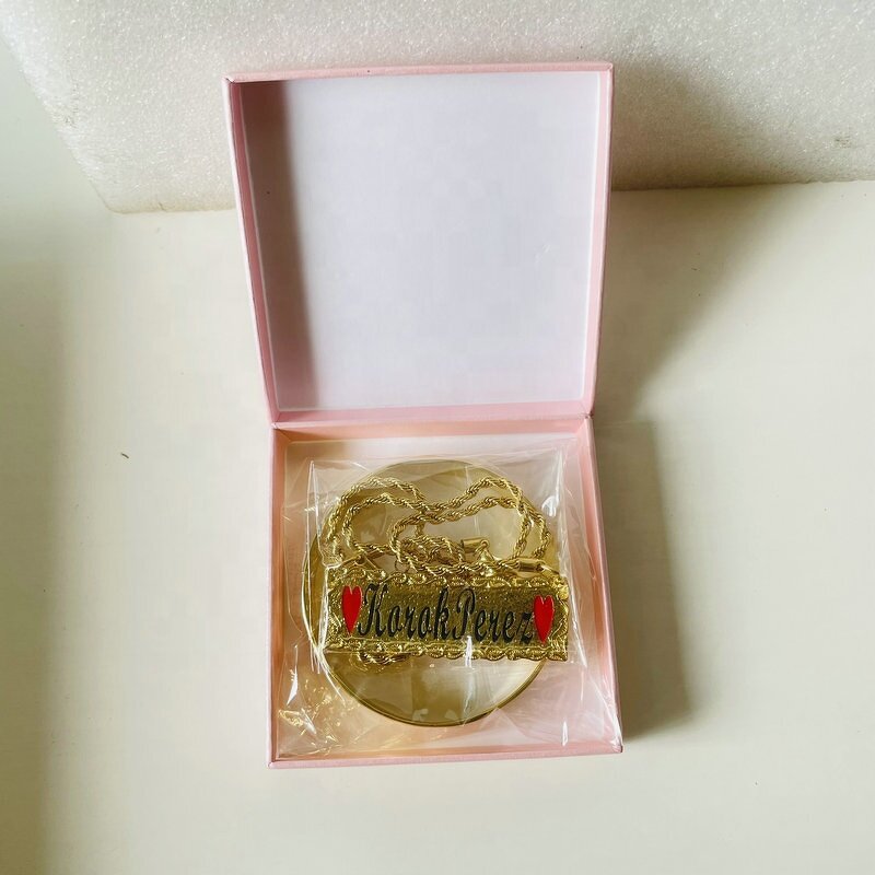 Custom Logo Cardboard Jewelry Gift Box Manufacturer - Pink Box Necklace Bangle Package Drawer Paper Box with White Foam Jewelry Packaging