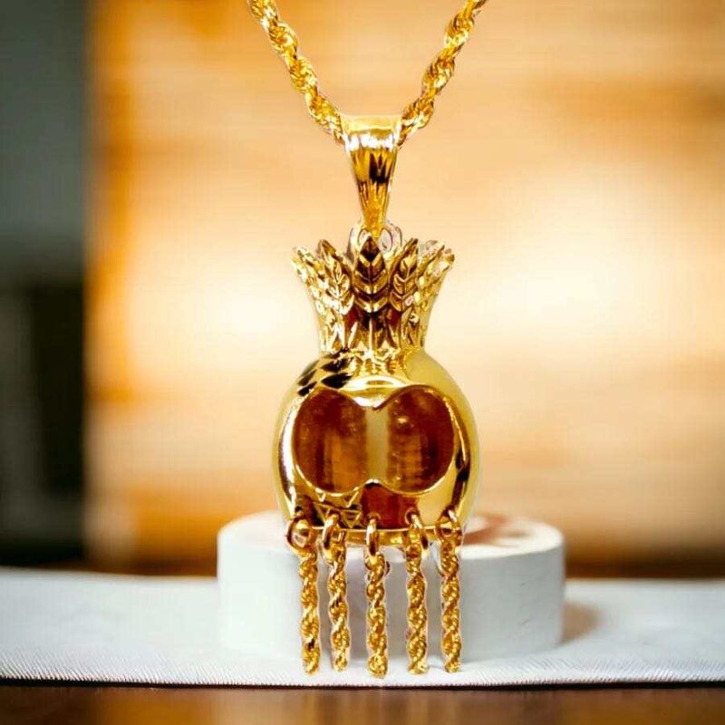 Hawaiian Ikaika Helmets Big Pendant Necklace Manufacturer - Jewelry for Cap Necklace with Rope Chain Customized Design Accepted