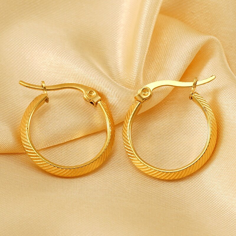 Hoop Stainless Steel Earring Manufacturer - 18K PVD Gold Filled Hook Earring Set Hawaiian Tropic Jewelry