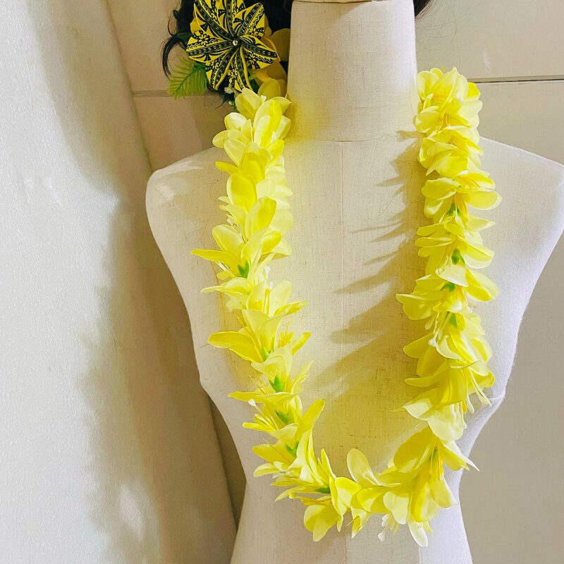 Lily Flower Neck Lei Manufacturer - Aloha Hula Dance Tropical Luau Party Decoration Artificial Hawaiian Polynesian Island Floral Wedding Swag
