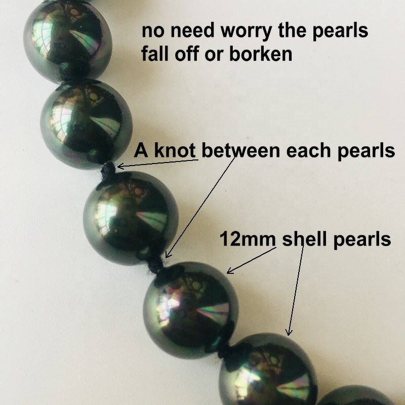 Hawaiian Jewelry Set Manufacturer - Pearl Necklace with Stud Earring Samoan Polynesian Jewelry Gold Long Chain Pearl for Woman