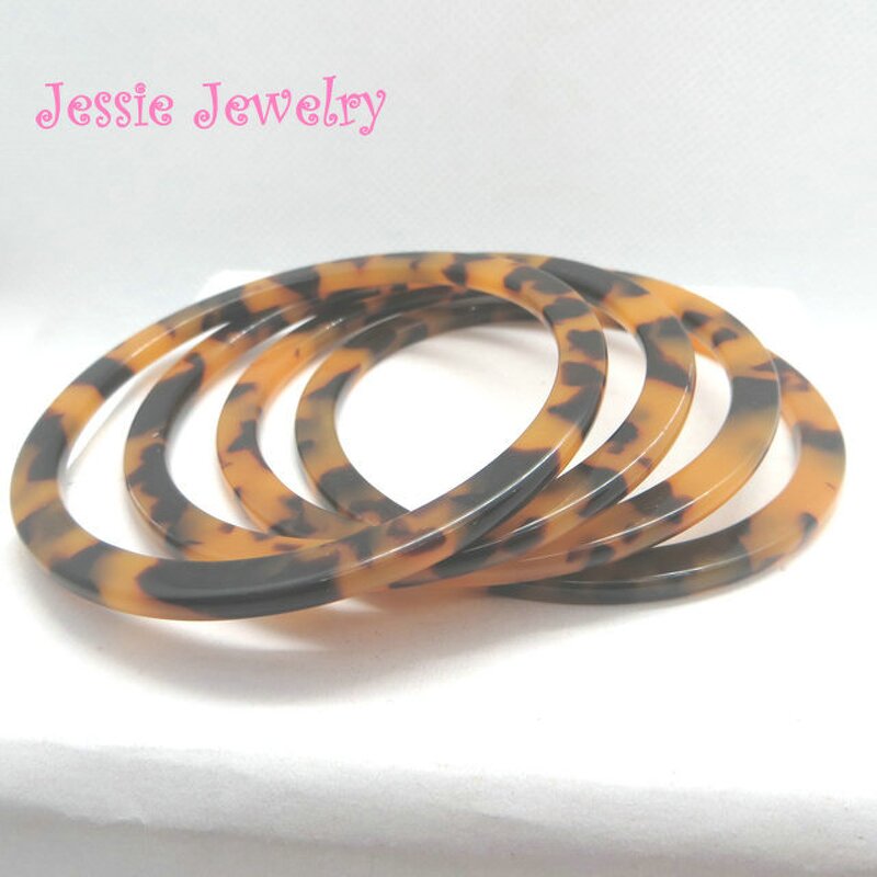 Tortoiseshell Acetate Bracelet Manufacturer - Island Jewelry Wholesale High Quality Beach Jewelry Accessories for Women Girl 5049