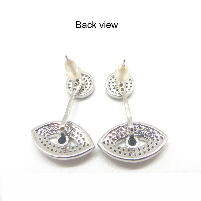 Customized Silver Pentagon Star Earrings Manufacturer - C5887