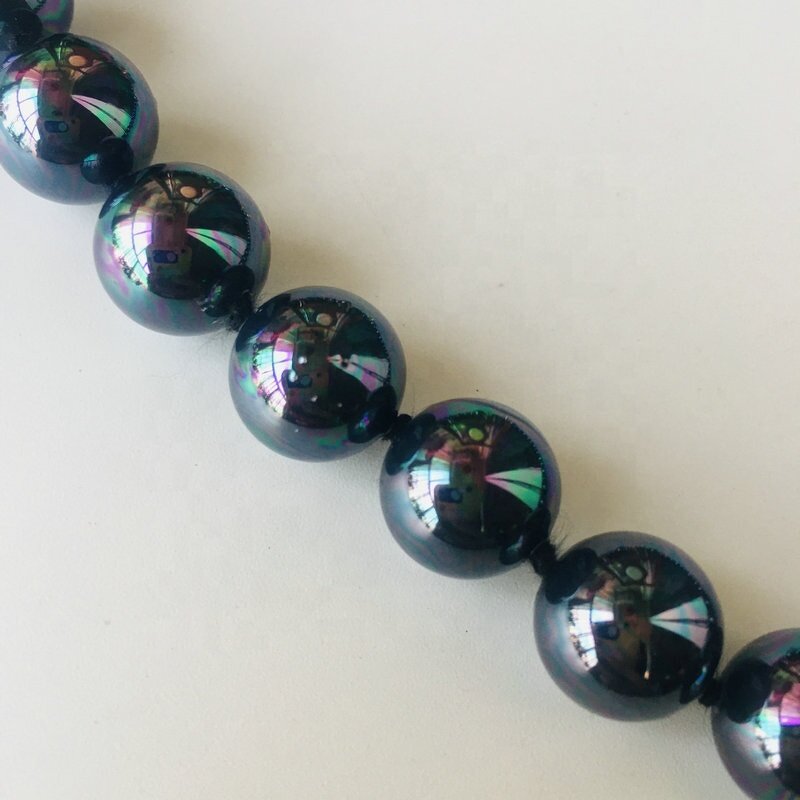 Hawaiian Jewelry Set Manufacturer - Pearl Necklace with Stud Earring Samoan Polynesian Jewelry Gold Long Chain Pearl for Woman